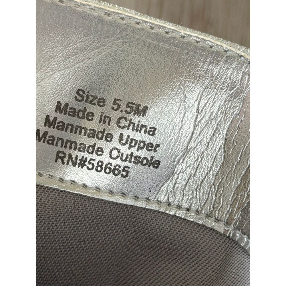 Open Edit Tall Boot In Silver Metallic Size 5.5 S… - image 6